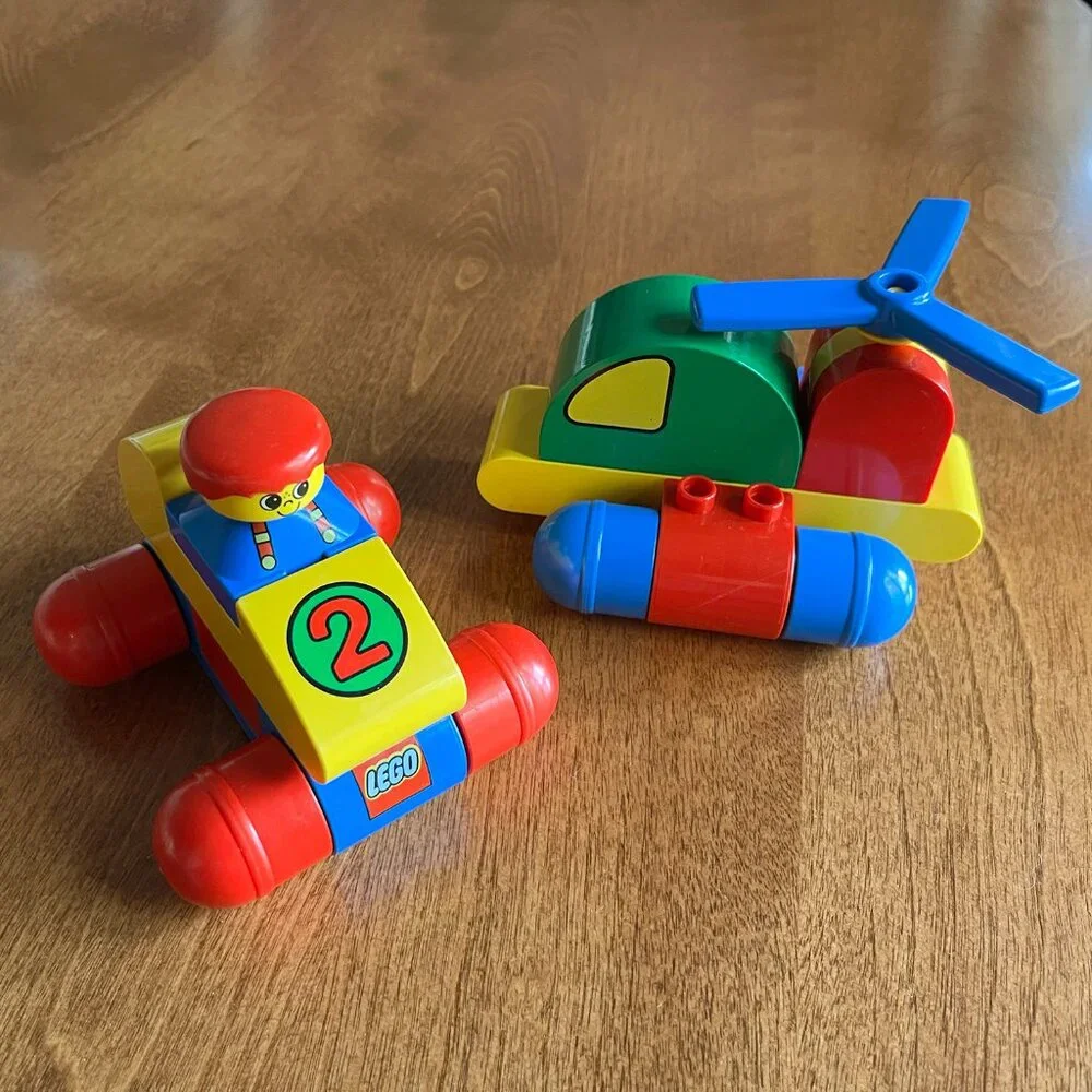 Duplo vintage roller vehicles set